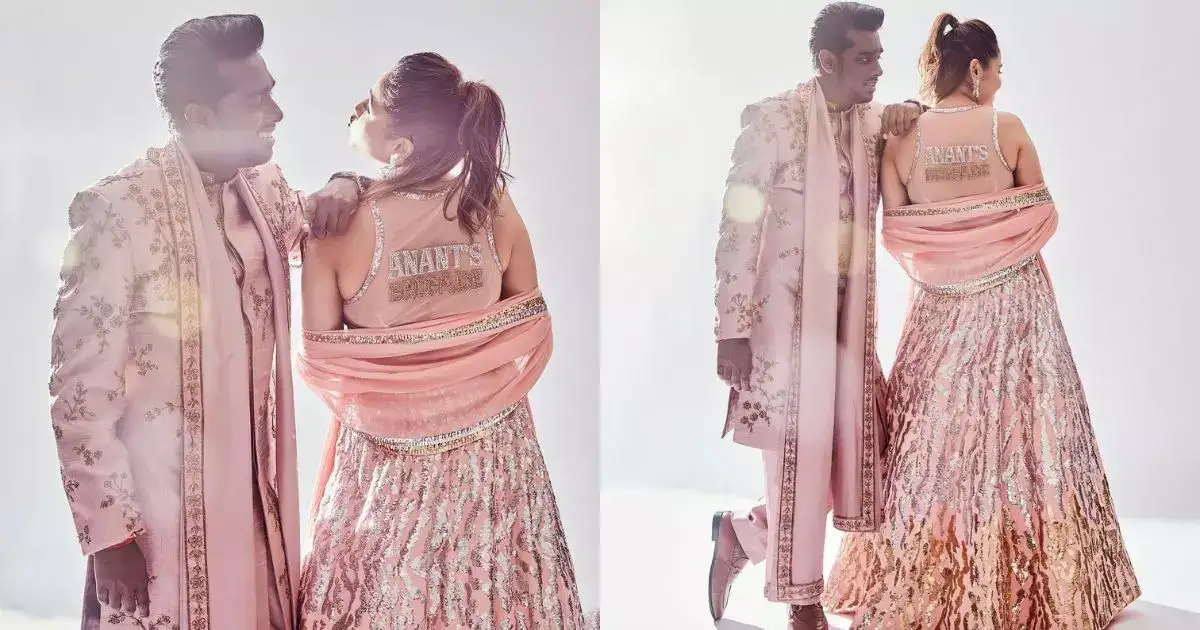 ஆனந்த் அம்பானி, ராதிகா மெர்ச்சன்ட் திருமணம்: அட்லி மனைவி ப்ரியா ஜாக்கெட்டில் இருந்த வாசகம் வைரல் 