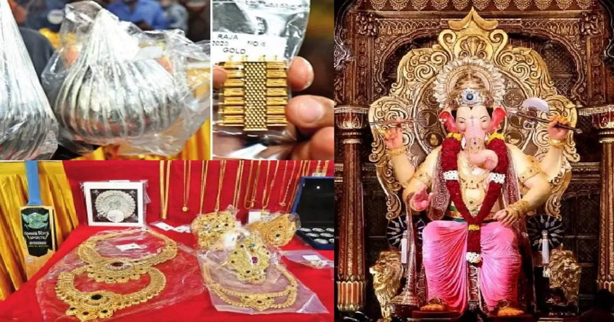 Lalbaugcha Raja gets 3kg gold, 14kg silver and Rs 5cr