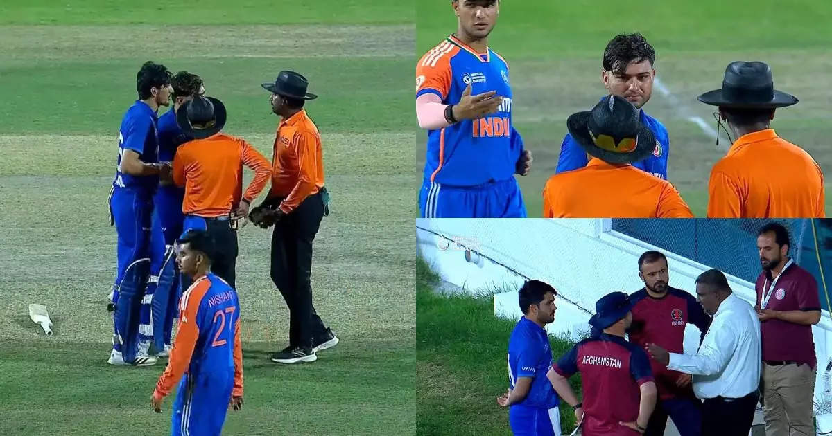 Third Umpire’s Decision Sparks Controversy in India-Afghanistan Asia Cup Semi-Final