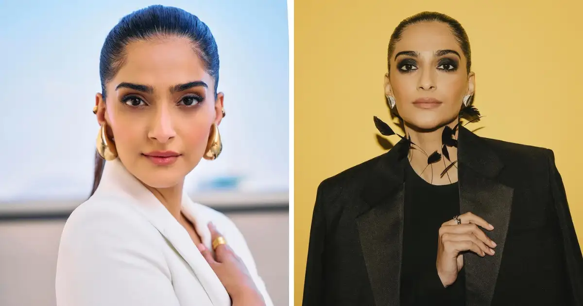 Sonam Kapoor : सोनम कपूर का फैशन स्टेटमेंट, कोरियन डिजाइनर के डिज़ाइन में यूनीक ब्लाउज 4 Sonam Kapoor