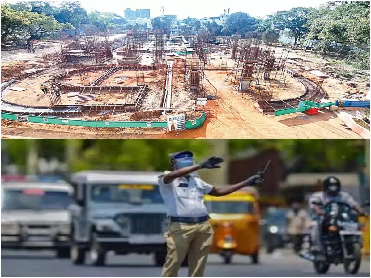 சென்னை வாகன ஓட்டிகளே கவனம்! எழும்பூர் ரயில் நிலைய பணிகளுக்காக போக்குவரத்து மாற்றம்! 