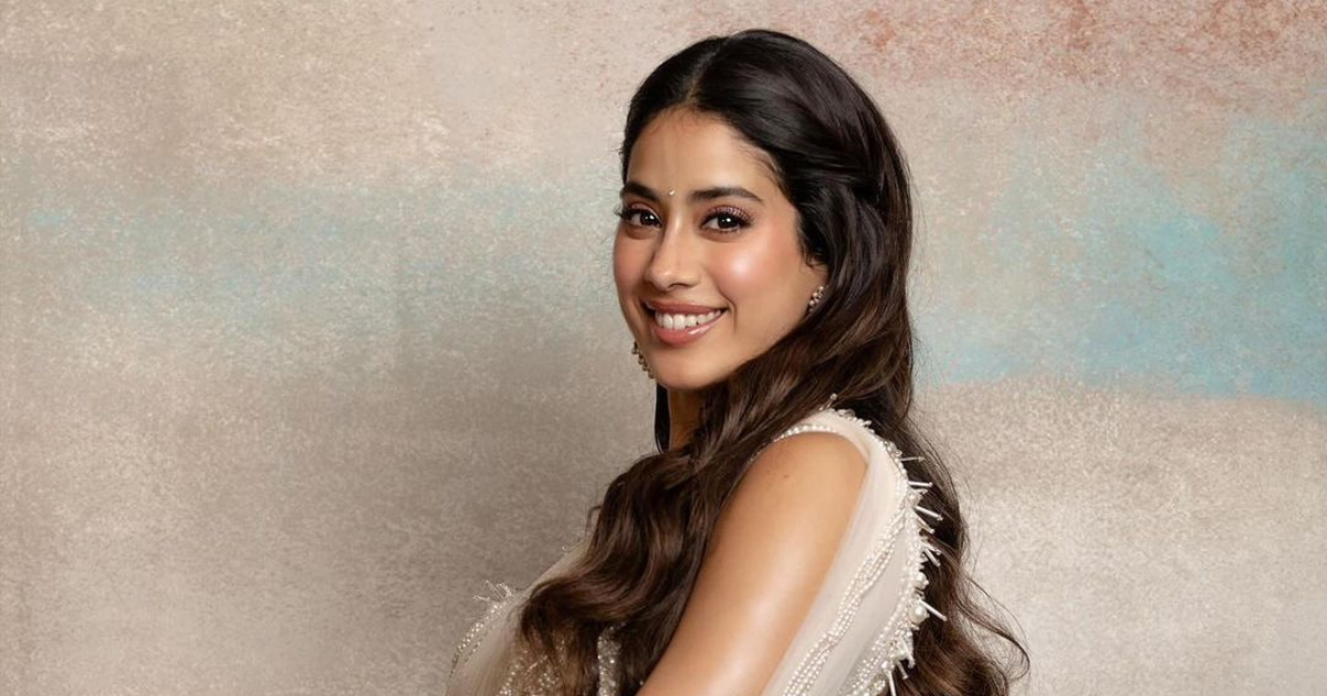 Janhvi Kapoor Stuns in Pearl-Embellished Saree, Mesmerizes Fans with Mermaid Look