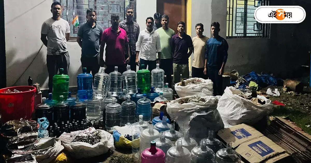 Siliguri News,নামী ব্র্যান্ডের লেবেল ছাপিয়ে ভেজাল মদ তৈরির অভিযোগ, শিলিগুড়িতে গ্রেফতার ১ – liquor adulteration at siliguri and excise department arrested a person