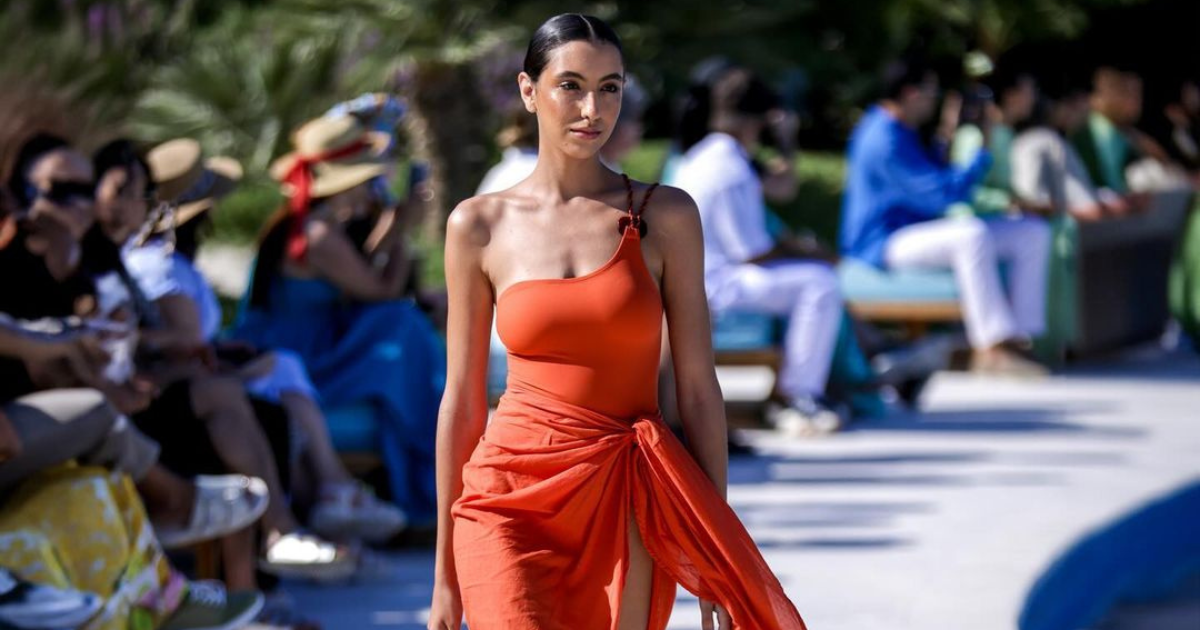 ​For the first time in this Muslim country, a model walked on the ramp wearing a swimsuit, created history in Red Sea Fashion Week