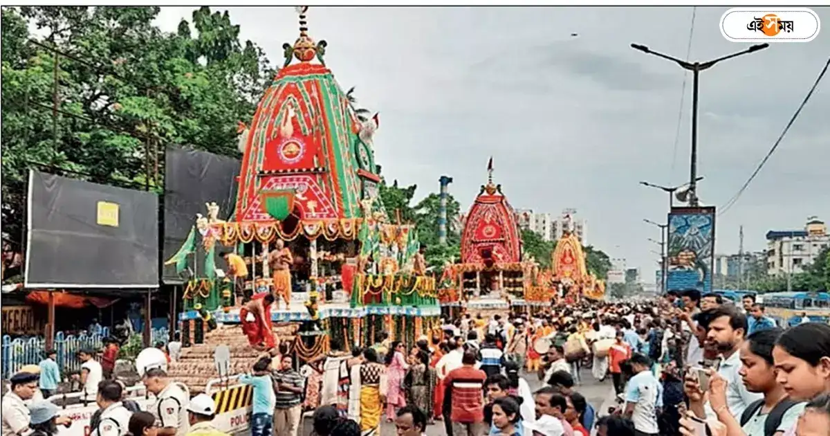 Rath Yatra 2024,পুরীর নিয়মে চলে কামারহাটির রথ – kamarhati rath yatra is similar to puri rath yatra