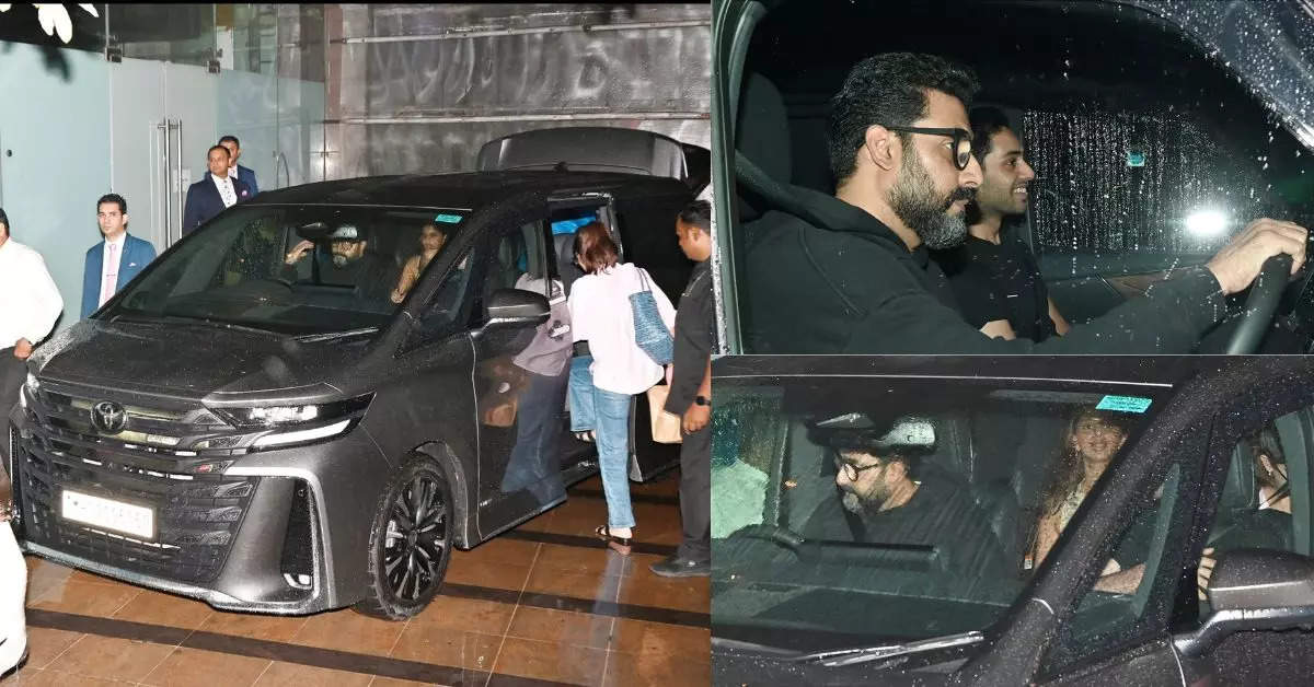 Suhana Khan and Agastya Nanda were seen together again, Navya was also seen in Abhishek Bachchan's luxury car