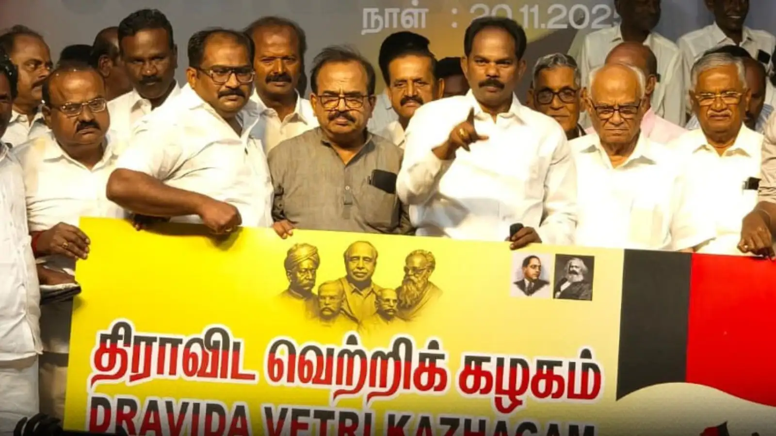 திராவிட வெற்றிக் கழகம்: மல்லை சத்யா புதிய அரசியல் கட்சி தொடக்கம்- 5 நட்சத்திர கொடி அறிமுகம்! 
