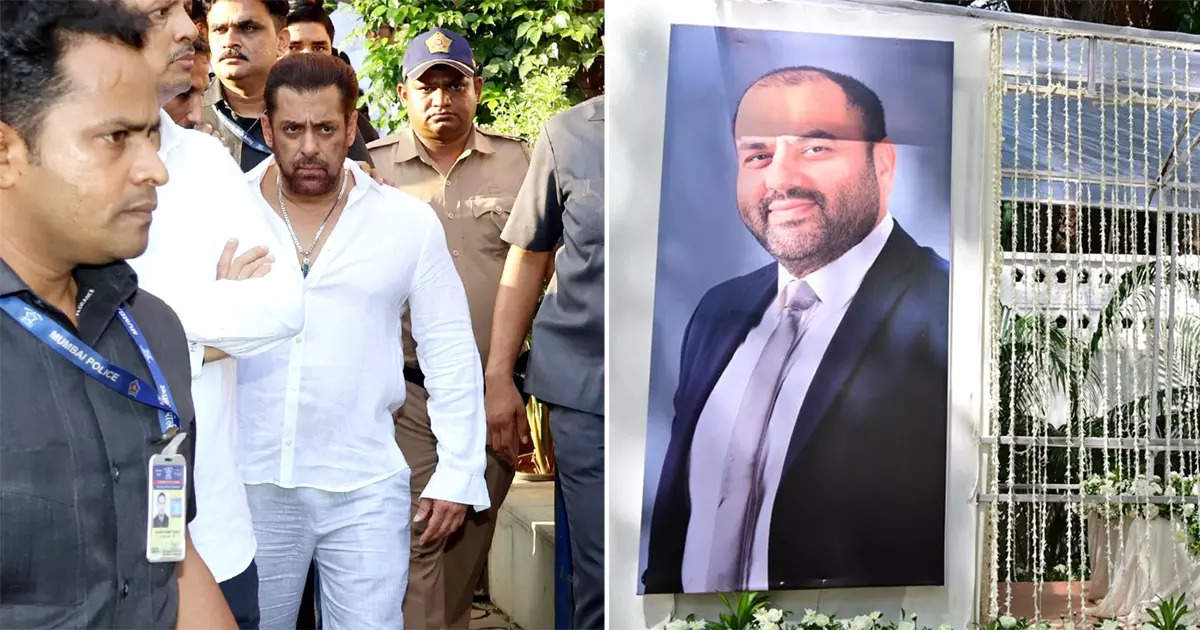 Salman Khan arrives to pay last respects to Amol Kale, who died while watching India-Pakistan match