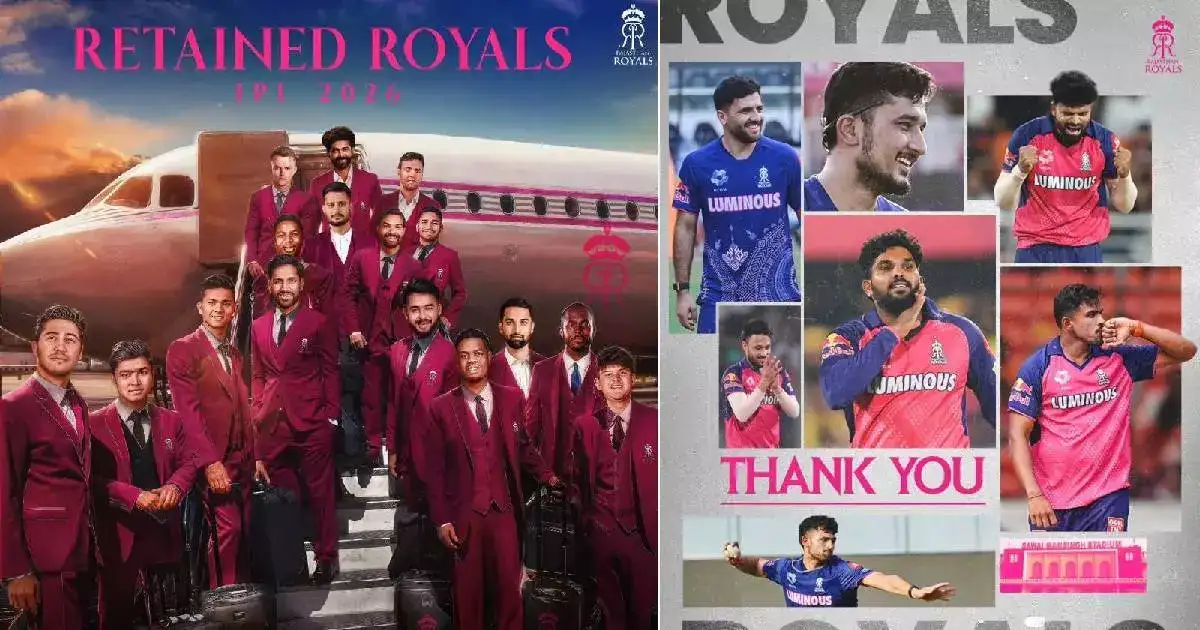 IPL 2026: സൂര്യവംശി, ജുറേല്‍, പരാഗ്, ഹെറ്റ്മെയര്‍ എന്നിവരെ നിലനിര്‍ത്തി രാജസ്ഥാന്‍ റോയല്‍സ്; ഹസരംഗ ലേലത്തിന്