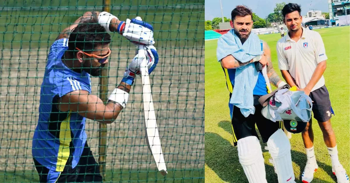 22-Year-Old Jamshed Alam Stuns Virat Kohli During Practice Session