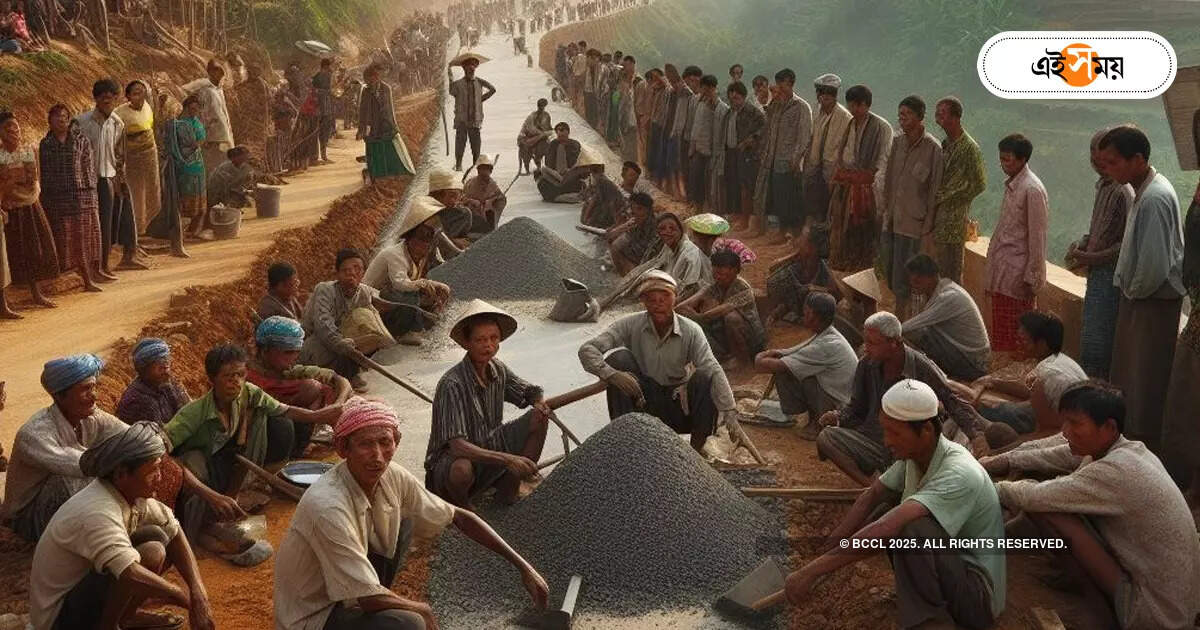 Bad Road Condition,বেহাল রাস্তায় শিলান্যাস কৃতিত্ব কার, তরজা – finally maldanga poor road is going to be paved