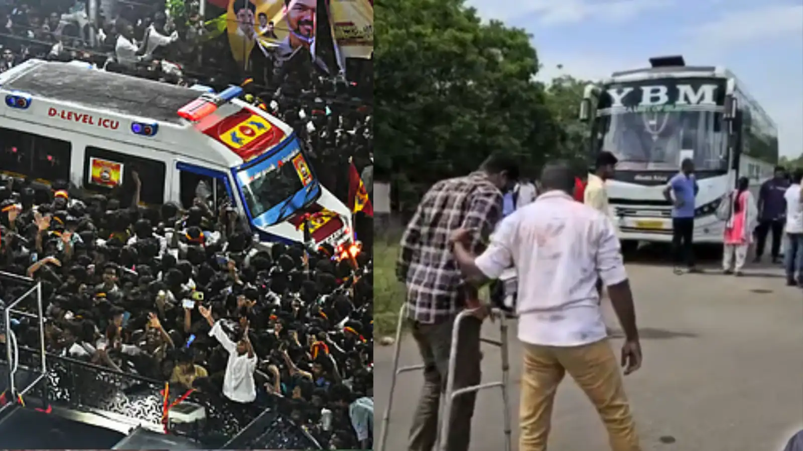 சென்னை புறப்பட்ட பாதிக்கப்பட்ட மக்கள் ..திடீரென தவெகவினர் செய்த பூஜை -கரூரில் பரபரப்பு! 