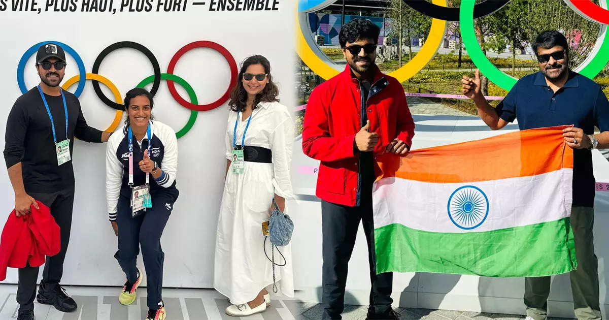 Paris Olympics: Ram Charan and Upasana boosted the morale of PV Sindhu, badminton star took her on a tour