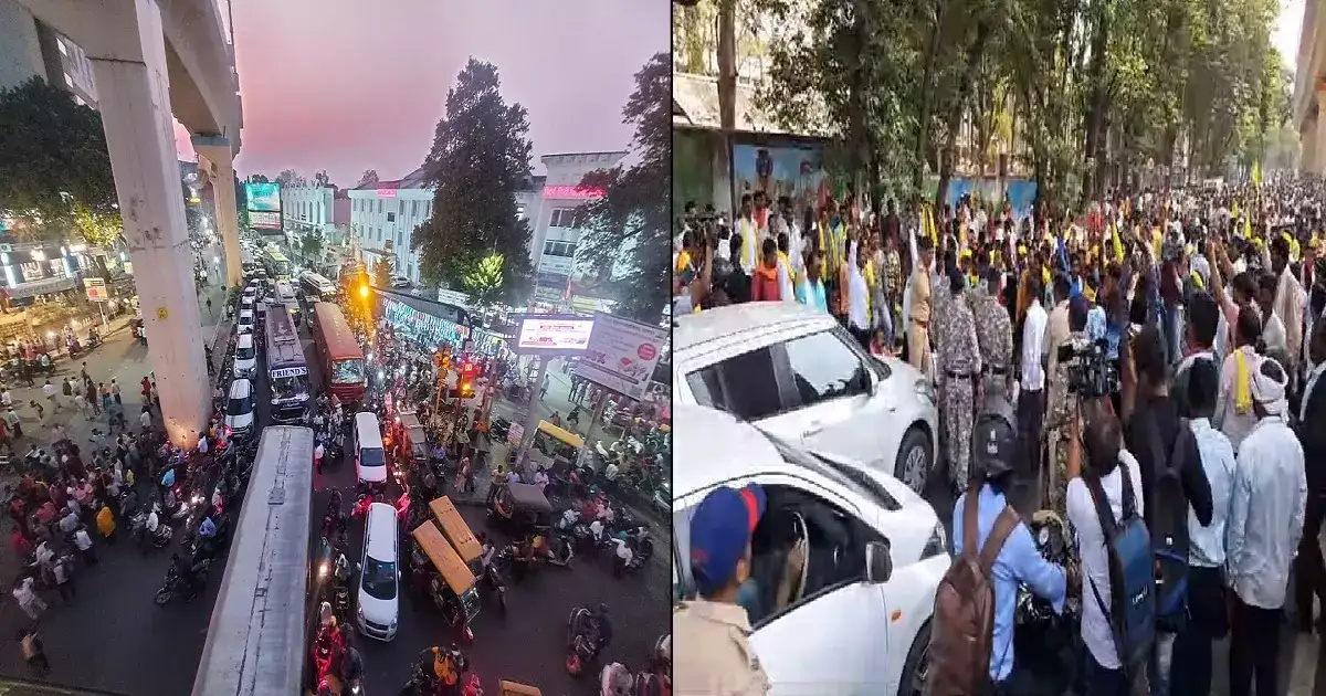 आरक्षणाच्या मागणीवरून गोवारी समाज रस्त्यावर उतरला, ११ दिवसांपासून ३ तरुणांचे उपोषण आरक्षणाच्या मागणीवरून गोवारी समाज रस्त्यावर उतरला, ११ दिवसांपासून ३ तरुणांचे उपोषण