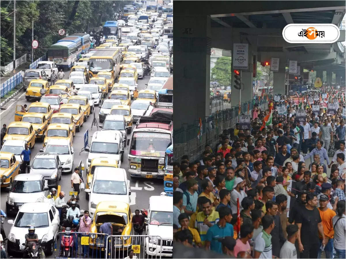 Kolkata Traffic Report: সপ্তমীতে ট্রাফিকের অগ্নিপরীক্ষা, প্যান্ডেল হপিংয়ের ক্রেজ এড়িয়ে কোন রাস্তায় মুশকিল আসান দেখে নিন একনজরে – kolkata traffic report of 21 october durga puja saptami here are the detail information of roads