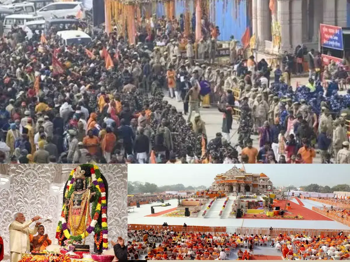 திருப்பதி ஏழுமலையானுக்கே டஃப் கொடுப்பார் போலயே... பால ராமரை காண அயோத்யாவில் அலைமோதும் கூட்டம்.. சமாளிக்க முடியாமல் திணறும் போலீஸ்! 