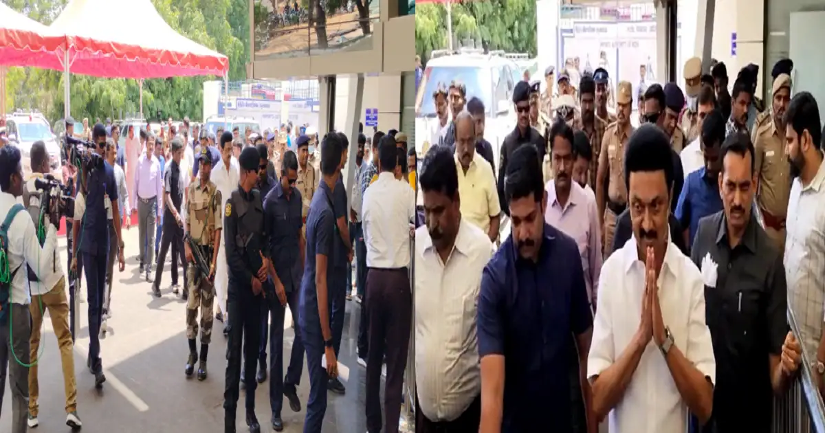 கோவை வந்த முதலமைச்சர் மு.க. ஸ்டாலின்; 1000க்கும் மேற்பட்ட போலீசார் தீவிர பாதுகாப்பு! 