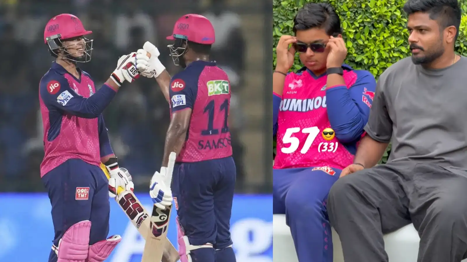 സമൂഹ മാധ്യമങ്ങളിൽ തിളങ്ങി സഞ്ജുവിൻ്റെയും വൈഭവിന്റെയും കൂട്ടുകെട്ട്; വീഡിയോ ഇതുവരെ കണ്ടത് 37 മില്യൺ ആളുകൾ