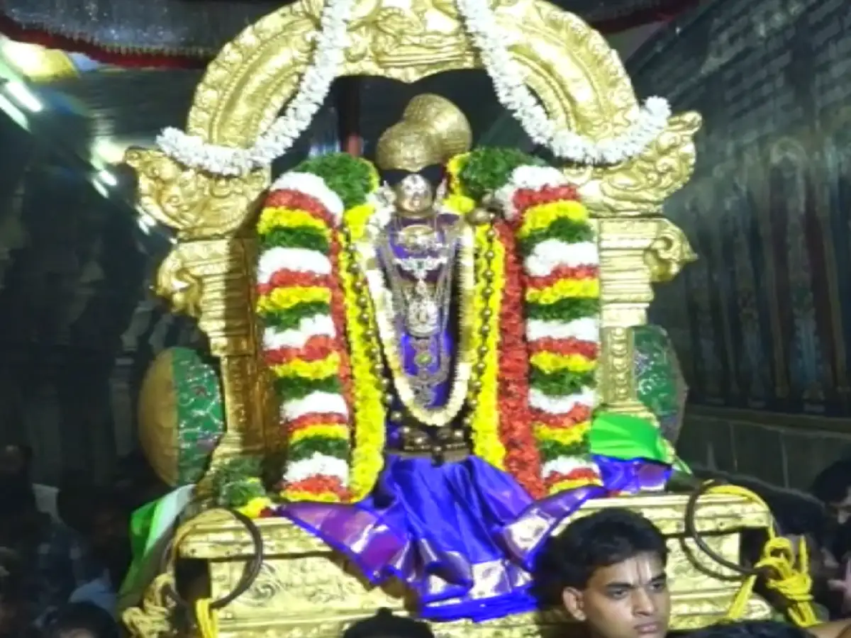 விருதுநகர் ஸ்ரீவில்லிபுத்தூர் - ஆண்டாள் கோவிலில் பிரியாவிடை வைபவம்! 