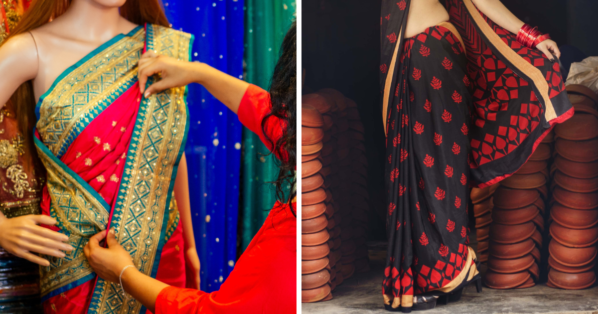 Sari Petticoat Stitched Indian Saree Petticoat Adjustable Waist Sari Skirt  (Black) - Walmart.com