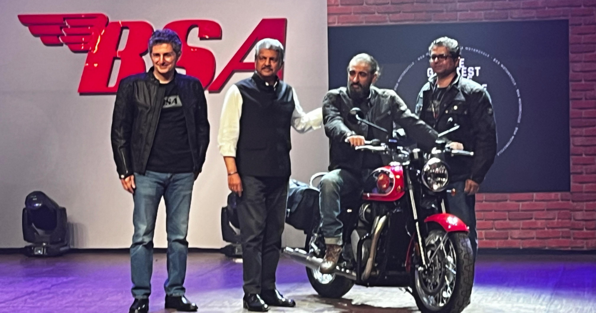 Anand Mahindra Unveils BSA Gold Star 650 Motorcycle in India: Starting at Rs 2.99 Lakh