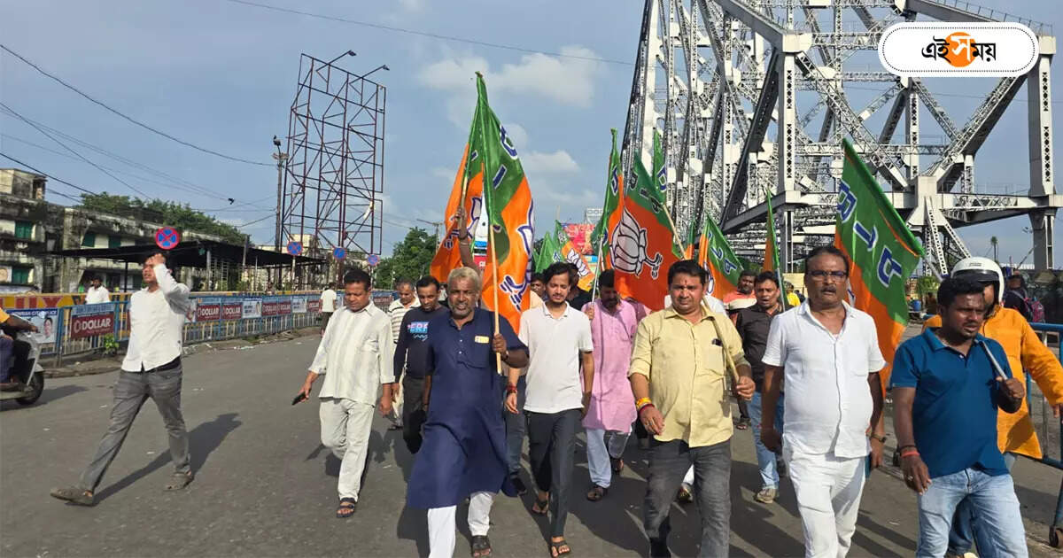Howrah Bridge,আট ঘণ্টা বন্ধ হাওড়া ব্রিজ, চরম দুর্ভোগে সাধারণ মানুষ – howrah bridge closed due to nabanna abhijan
