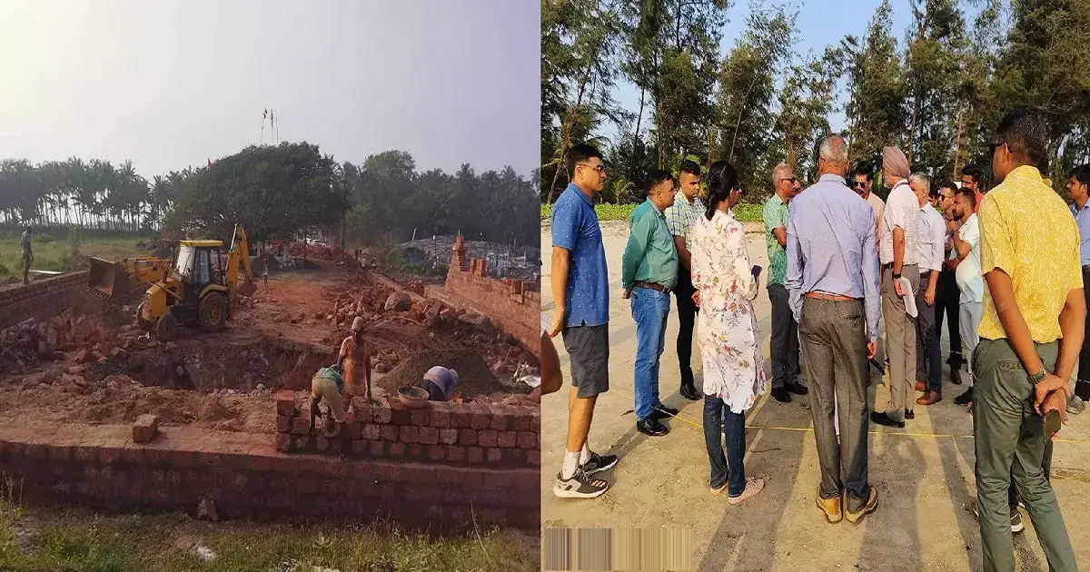 राजकोटमध्ये छत्रपती शिवाजी महाराजांचा पुतळा उभारणार; नौसेना अधिकाऱ्यांची टीम सिंधुदुर्गात दाखल राजकोटमध्ये छत्रपती शिवाजी महाराजांचा पुतळा उभारणार; नौसेना अधिकाऱ्यांची टीम सिंधुदुर्गात दाखल