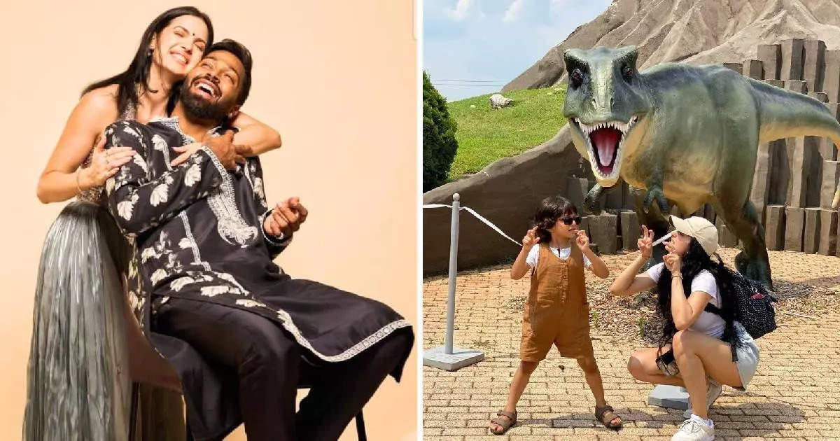 Hardik Pandya's ex-wife is having fun after divorce, introducing her son to someone in the park