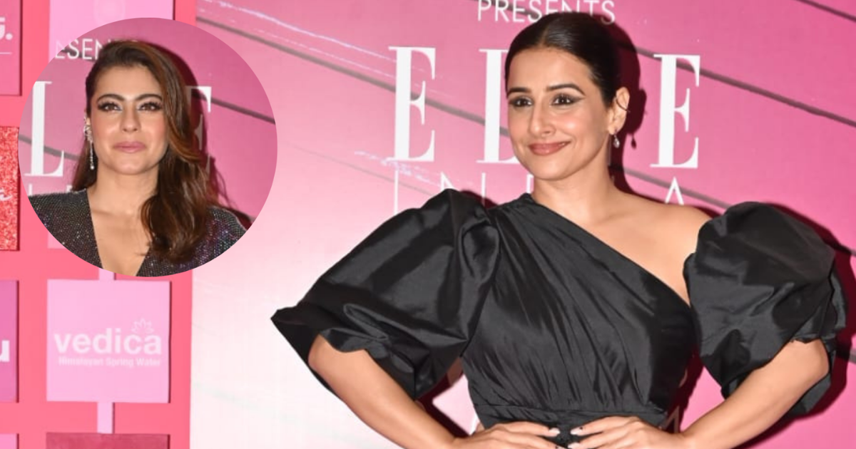 Vidya Balan Stuns in Black at ELLE India Beauty Awards, Outshines Kajol's Glam Look