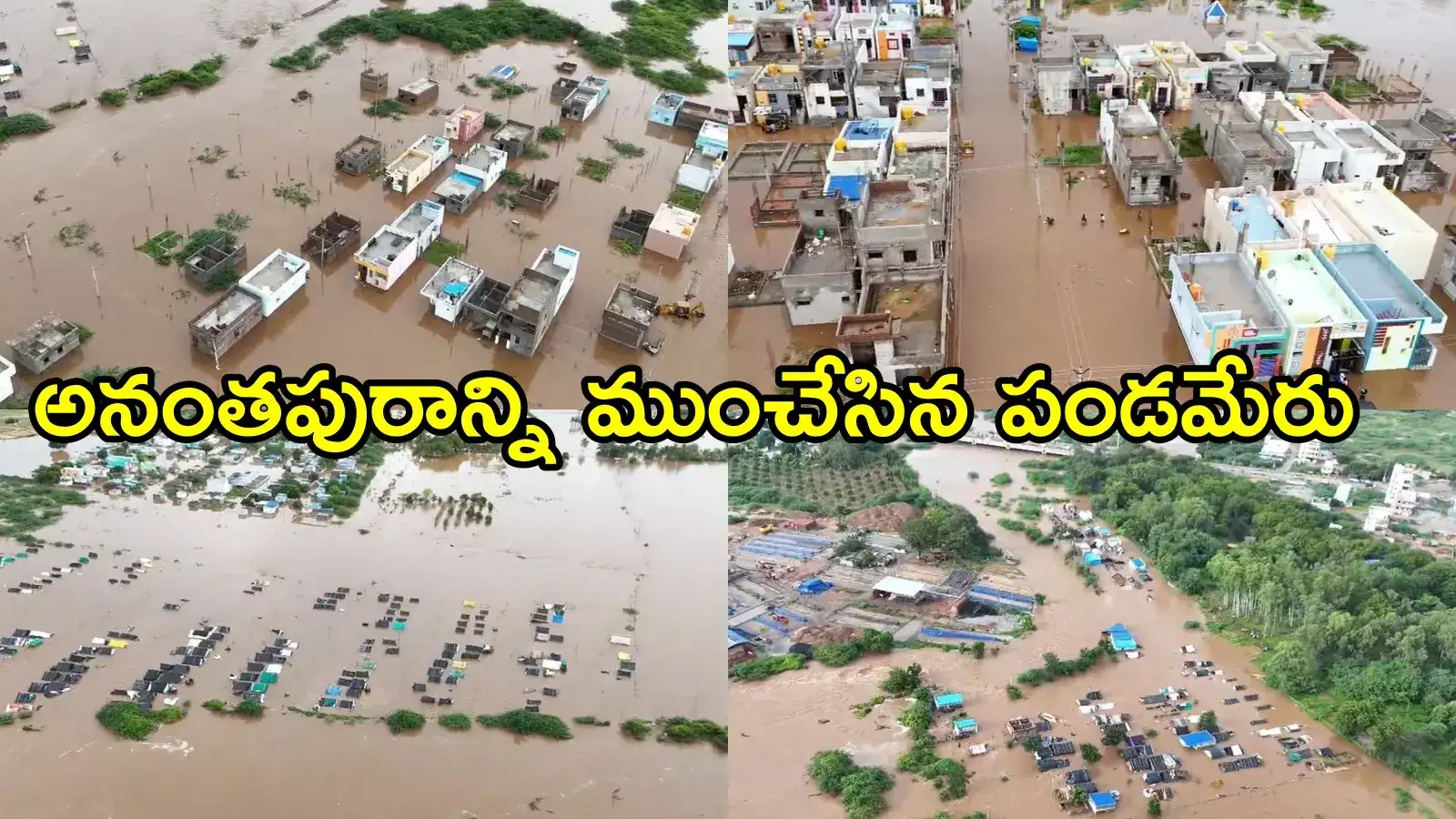 అనంతపురాన్ని ముంచెత్తిన పండమేరు.. విజయవాడ వరదల్లాగే, నీట మునిగిన కాలనీలు