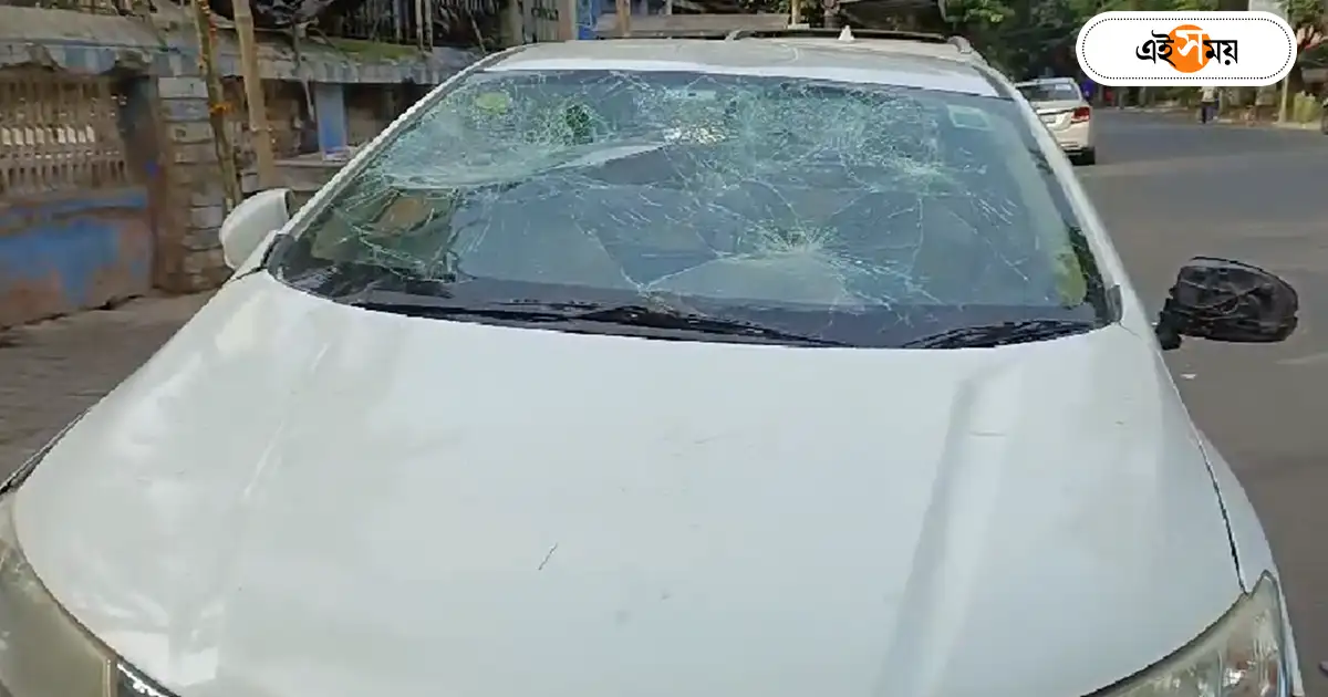 Kolkata News,রাতের শহরে বেপরোয়া গাড়ির তাণ্ডব, দুই পুলিশ কর্মীকে ধাক্কা, তুলকালাম ক্যামাক স্ট্রিটে – car allegedly hits two police personnel and some pedestrians in kolkata