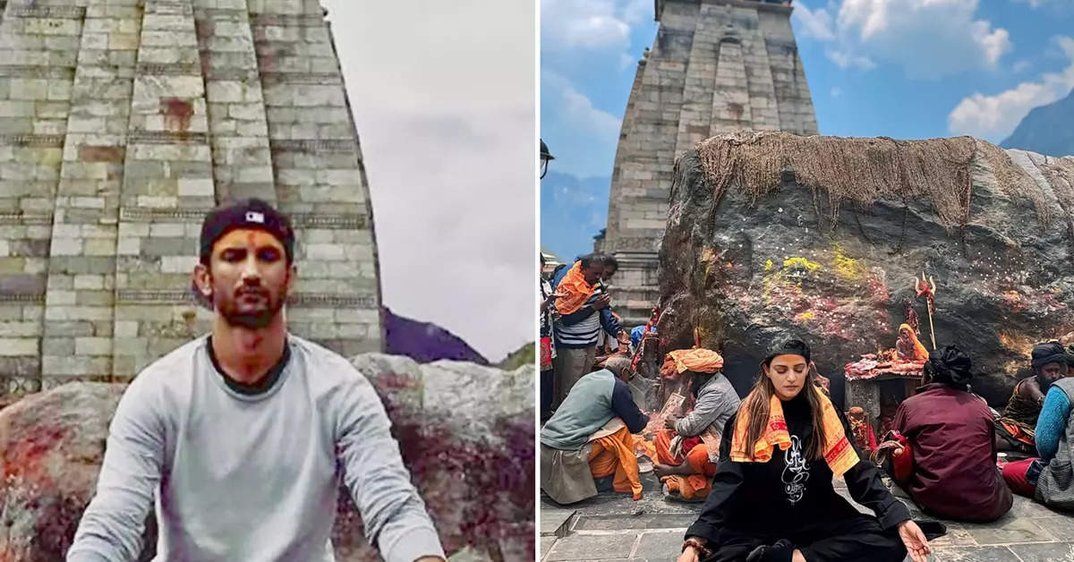 Sushant's sister reached Kedarnath in the hope of meeting him, sat on the way and cried a lot remembering her brother