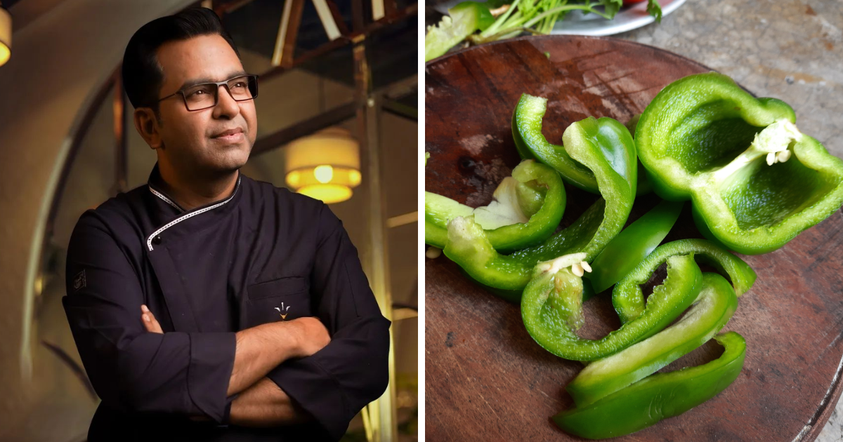 Now seeds will not bother you while cutting capsicum, Chef Ajay Chopra told the expert method