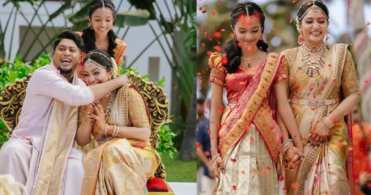 അമ്മയെ കൈ പിടിച്ചു മകൾ! കാത്തിരുന്ന വിവാഹം; മഞ്ഞച്ചരടിൽ താലികെട്ടി സിബിൻ; വിവാഹചിത്രങ്ങൾ കാണാം