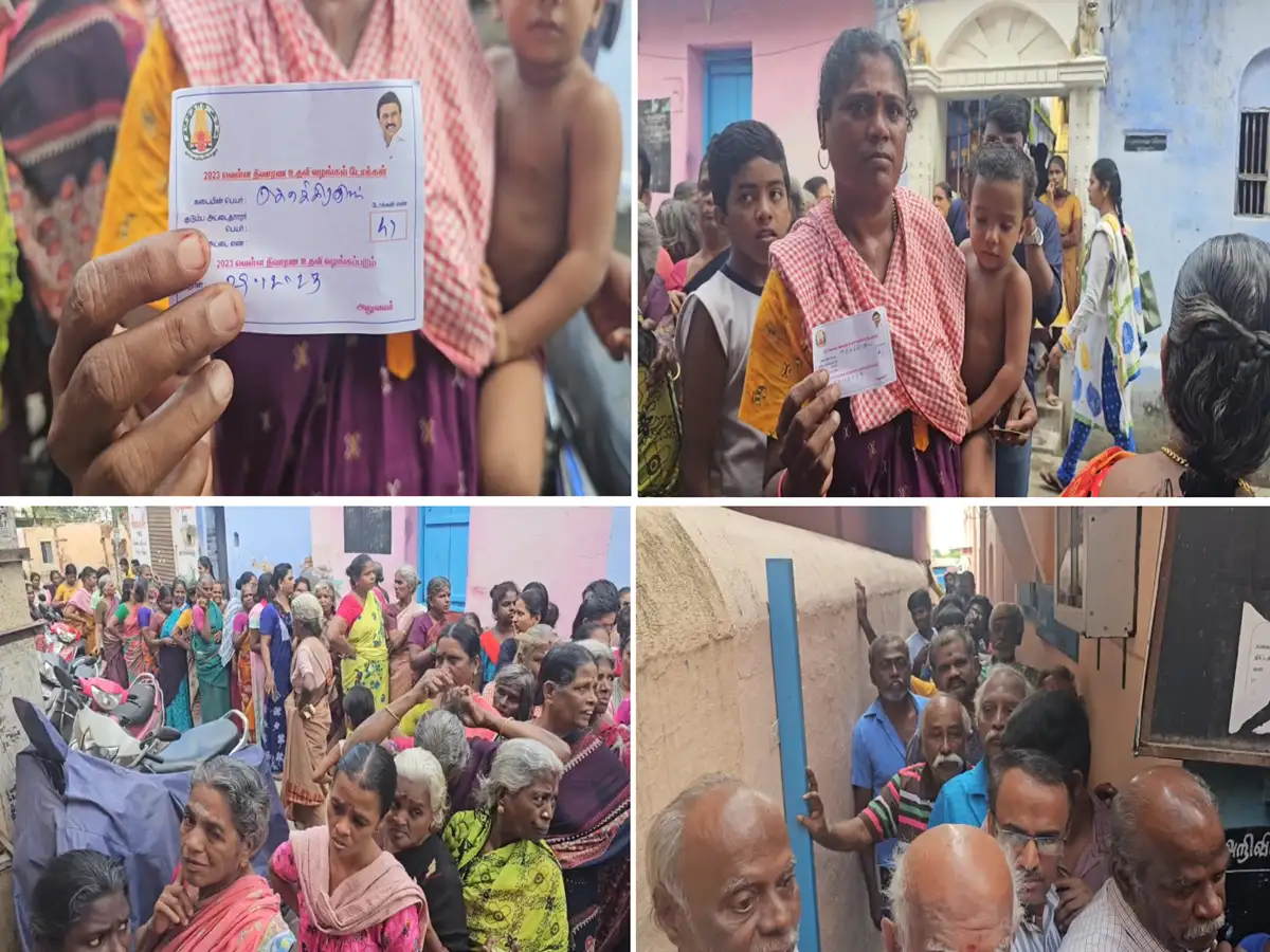 6000 ரூபாய் வெள்ள நிவாரண தொகை: டோக்கன் வழங்கும் பணி இன்று துவக்கம்! நெல்லை ரேஷன் கடைகளில் அலைமோதும் கூட்டம்! 