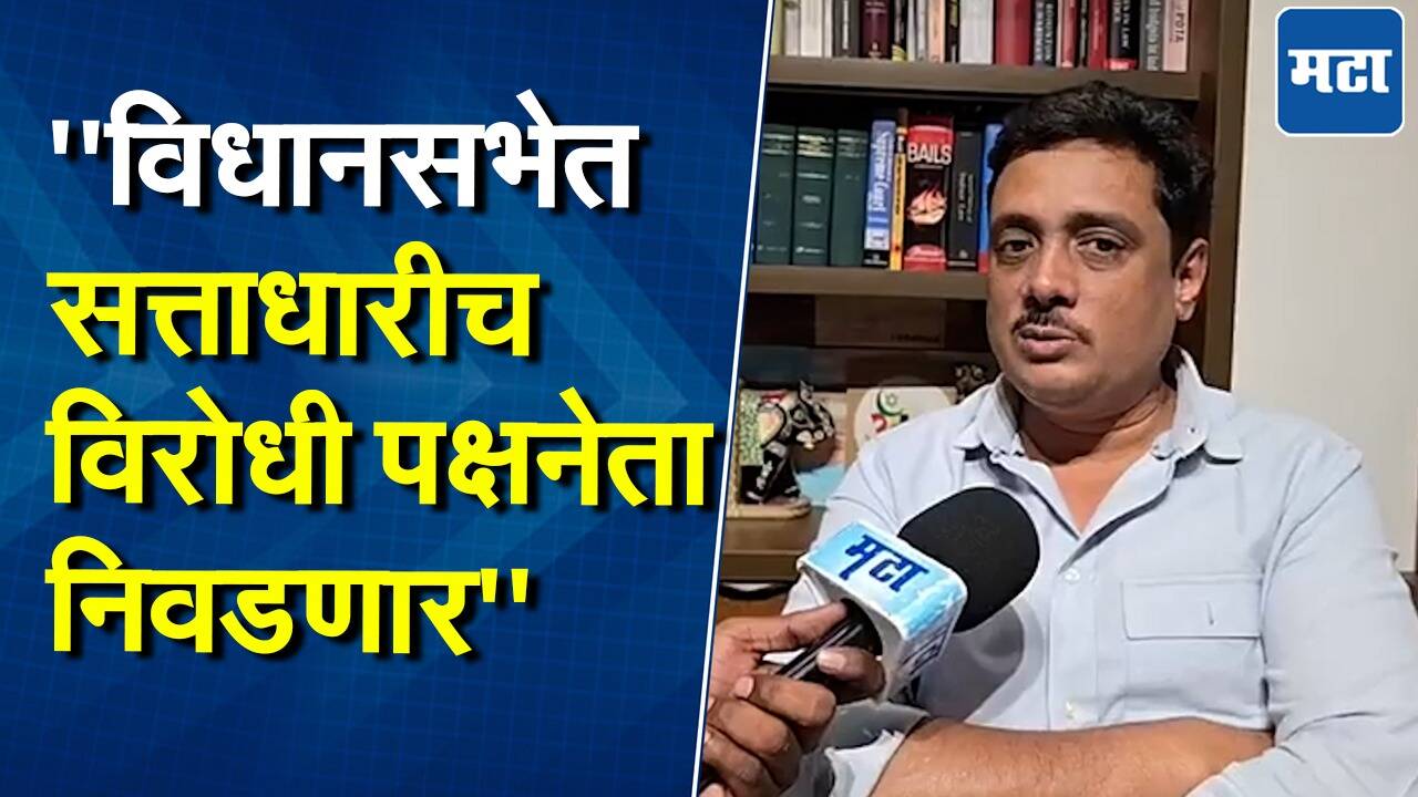 दहा टक्के आमदार नसतानाही दहावेळा विरोधी पक्षनेते नेमले गेले, सरोदेंनी इतिहास सांगितला