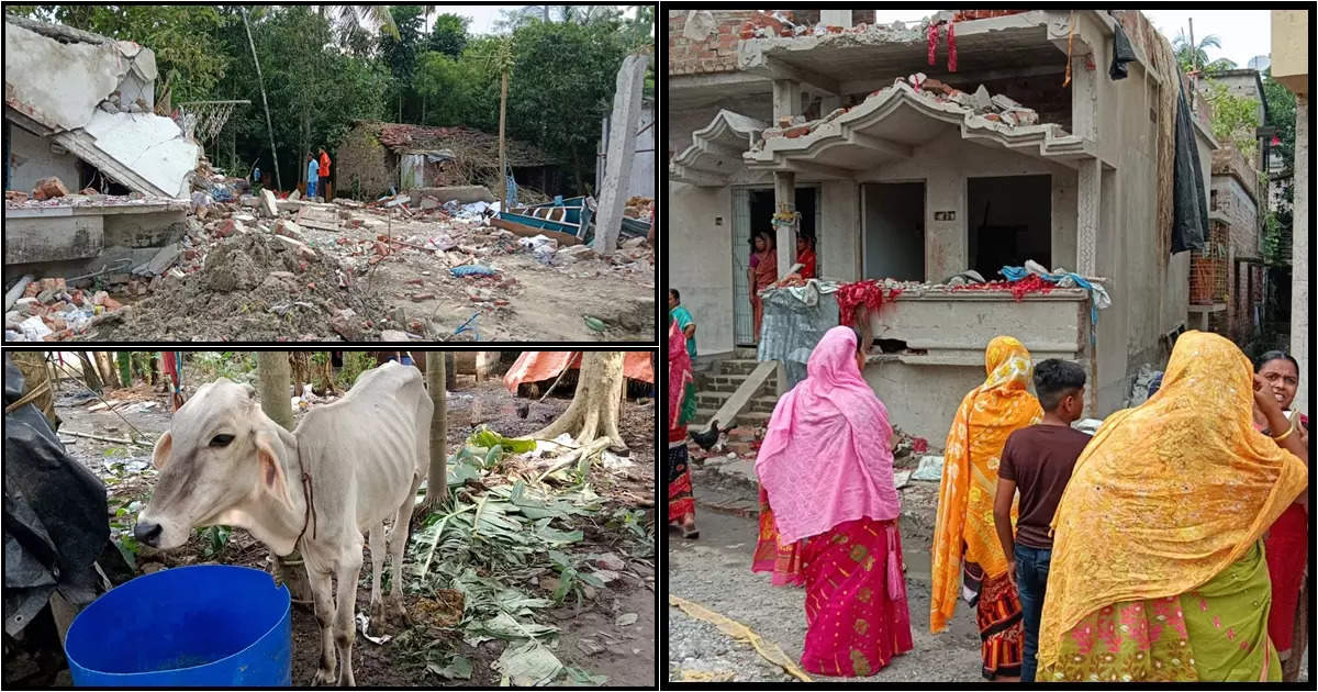 Duttapukur Blast News: পায়খানা পরিষ্কার করে উপার্জন, কষ্টার্জিত টাকায় বানানো বাড়ি ‘শেষ’ মাত্র চার মাসেই – duttapukur residents majiduddin ali house become debris in an accident