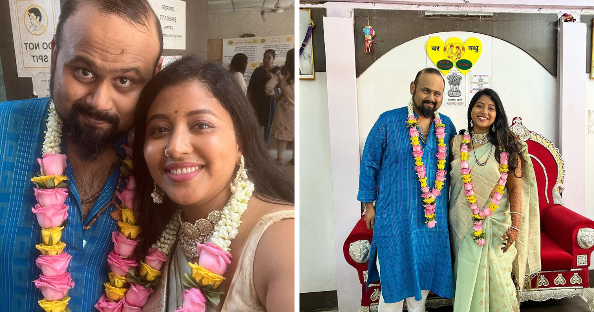 Singer Aanandi Joshi And Jasraj Joshi Tied The Knot Flaunt Elegance In ...