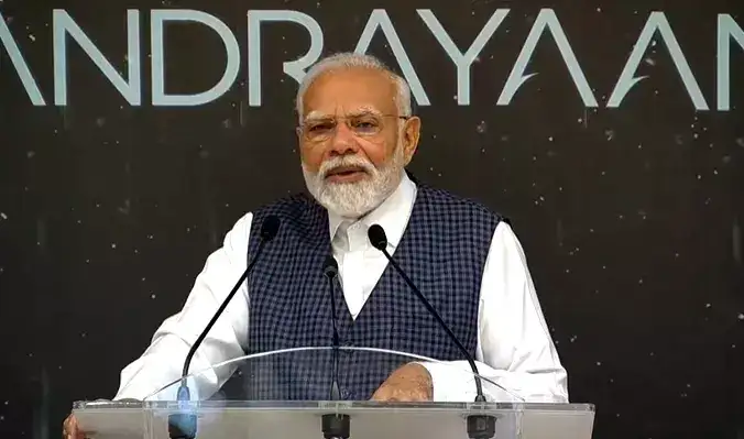ಚಂದ್ರಯಾನ-3 ಕಾಲೂರಿದ ಸ್ಥಳ 'ಶಿವಶಕ್ತಿ ಪಾಯಿಂಟ್‌' : ಬೆಂಗಳೂರಿನ ಇಸ್ರೋದಲ್ಲಿ ಮೋದಿ ಘೋಷಣೆ