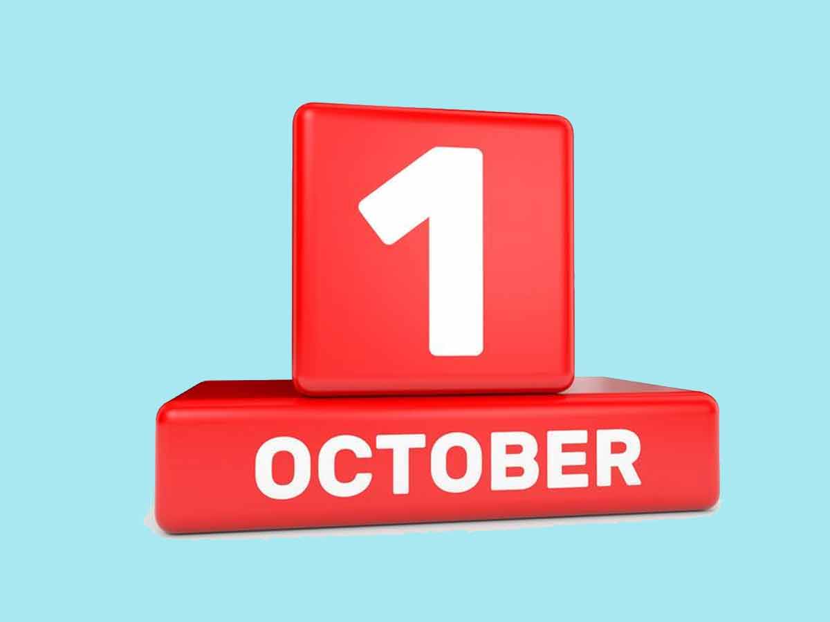 1 अक्टूबर से होगा 5 नियमों में बदलाव, आप भी जान लीजिए-There will be changes in 5 rules from October 1, you should also know