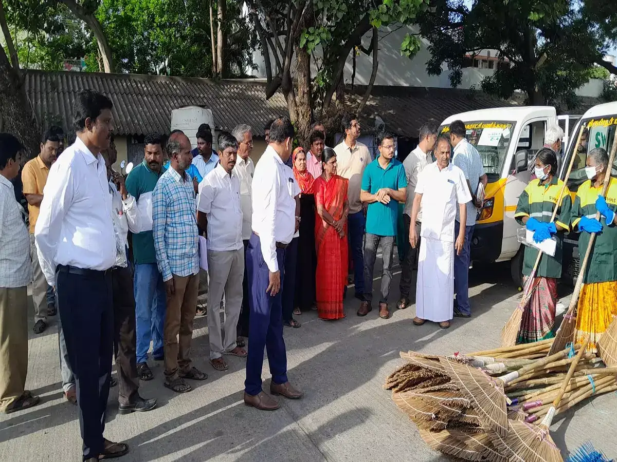திருப்பூரில் இனிமே குப்பைக்கு வாய்ப்பே இல்லை... மாநகராட்சி ஆணையர் கொடுத்த அதிரடி துவக்கம்! 