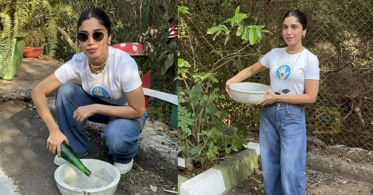 Bhumi Pednekar kept a bowl of water for birds on the streets of Mumbai but made a mistake