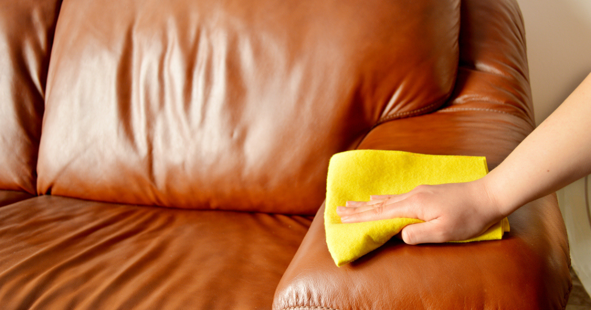 If you are clueless about how to clean an expensive leather sofa, try some easy and safe tricks