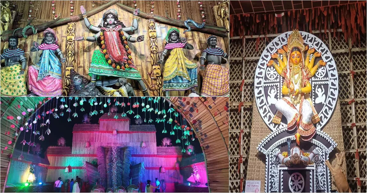 Kali Puja Hooghly: দশভূজা মা কালী- মণ্ডপসজ্জায় কুলো, পাণ্ডুয়ার চোখ ধাঁধানো সেরা পাঁচ পুজো দেখে নিন – kali puja 2023 hooghly pandua top 5 puja pandals here are the report