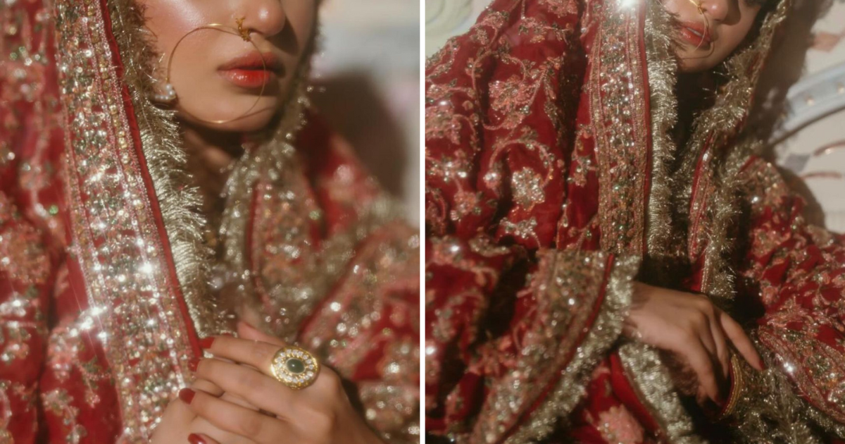 Pakistani Actress Sajal Ali Stuns in Bridal Look, Setting Social Media on Fire