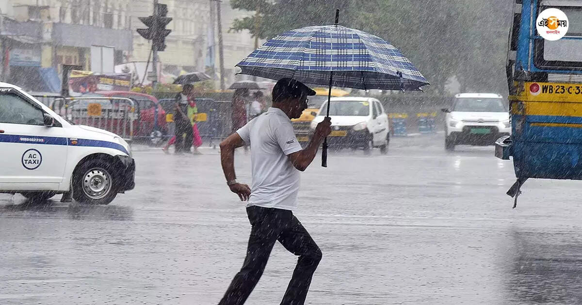 Weather Forecast,নিম্নচাপের জেরে শনিতে দিনভর বৃষ্টি কলকাতা-সহ দক্ষিণবঙ্গে, হাওয়া বদল কবে? – west bengal weather forecast 14 september kolkata and south bengal many districts to witness heavy rainfall today