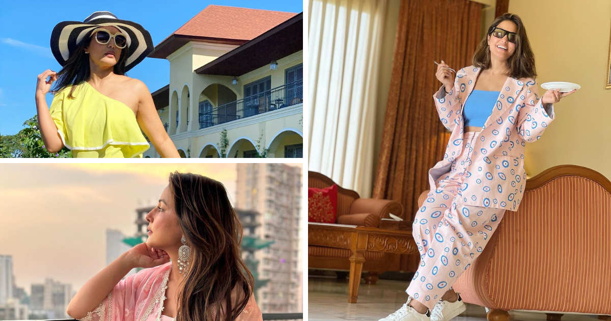 TV's most expensive actress Hina Khan lives in a luxurious house, the balcony overlooks the magnificent view of Mumbai