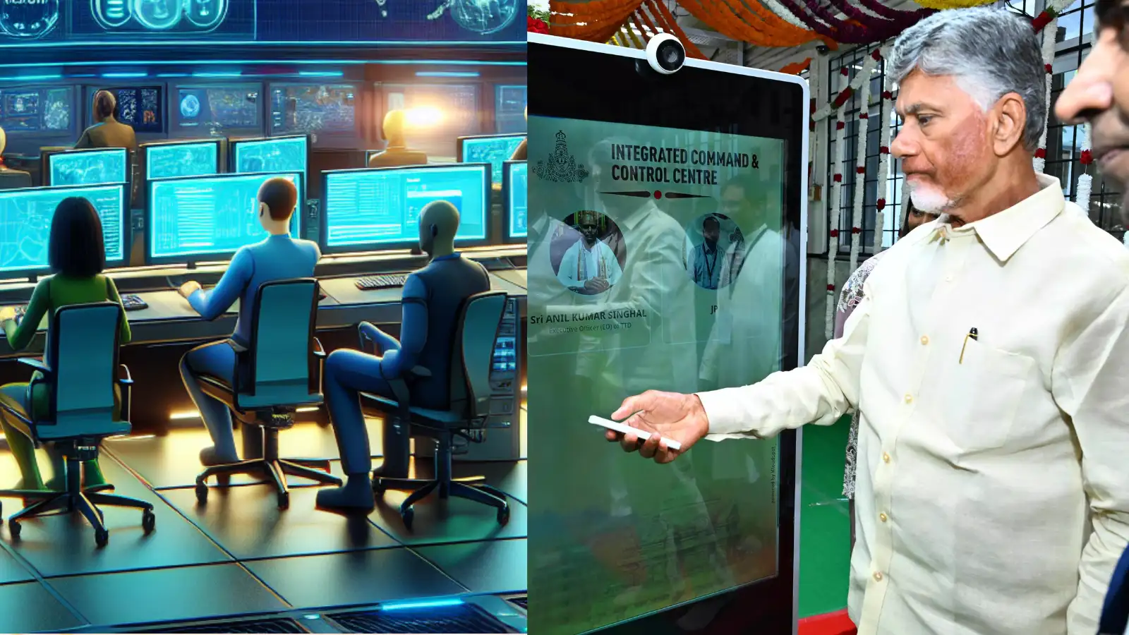 திருப்பதியில் AI கட்டுப்பாட்டு அறை..திறந்து வைத்த சந்திரபாபு நாயுடு ..சிறப்பம்சங்கள் என்ன தெரியுமா? 