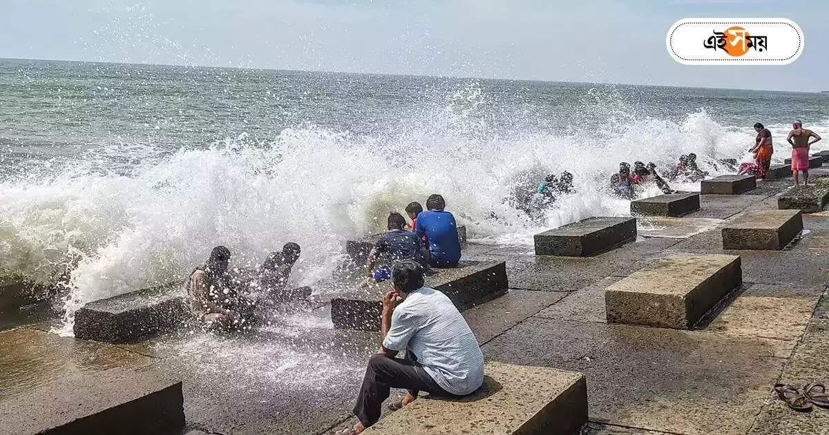 Weather Today In West Bengal : নিম্নচাপ-ভরা কোটালের জোড়া ফলা! দিঘায় ব্যাপক জলোচ্ছ্বাস-মৌসুনী দ্বীপে ঢুকল জল – low pressure effect high tide in digha sea beach and diamond harbour mousuni island