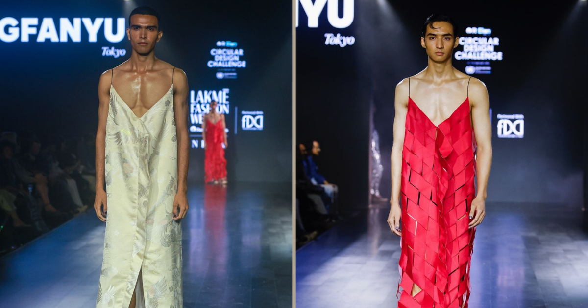 Japanese Designer Stuns with Unique Fashion Choices at Lakme Fashion Week